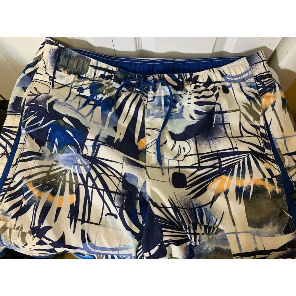 Vintage Nike Men’s‎ Sz XL 80s 90s Swim Surf Board Trunks Shorts Blue